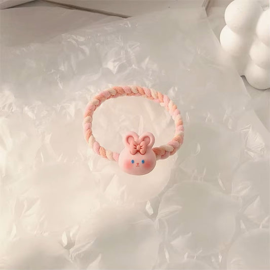 SET 4 ELASTICI PER CAPELLI - PERSONAGGI KAWAI